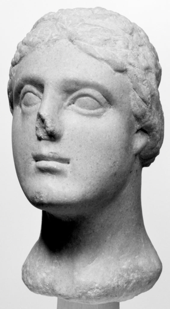 Unknown:Head of  a Ptolemaic Queen (?), Poster Print Wall Art