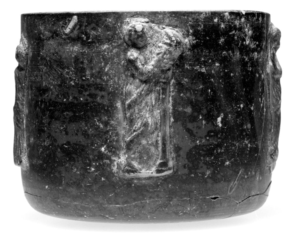 Unknown:Terra Sigillata Chalice with Applique Reliefs, Poster Print Wall Art