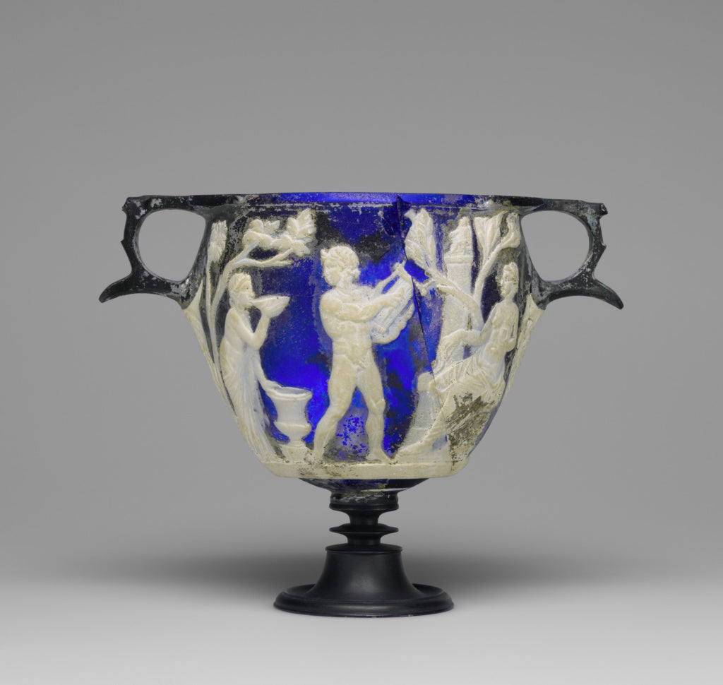 Unknown:Cameo Glass Skyphos, Poster Print Wall Art