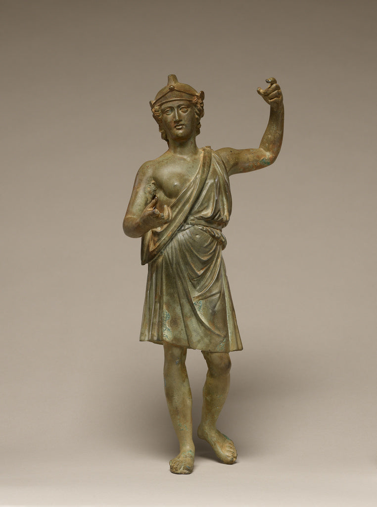 Unknown:Statuette of Roma or Virtus, Poster Print Wall Art