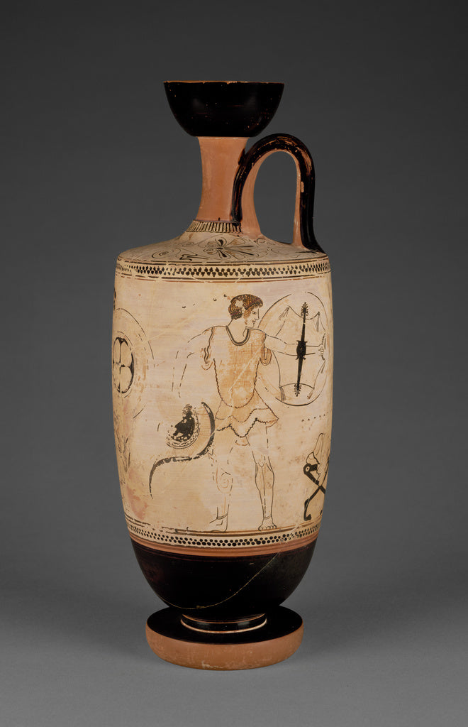 DourisAttributed to:Attic White-Ground Lekythos, Poster Print Wall Art