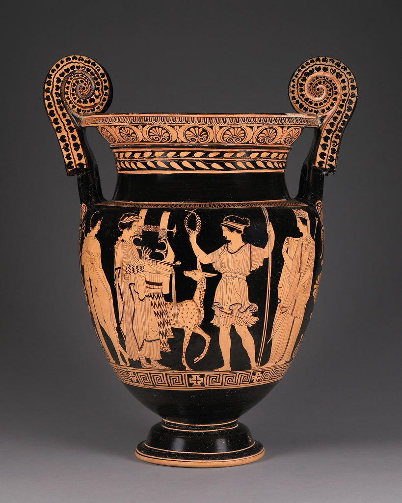 Palermo PainterAttributed to the:Lucanian Red-Figure Volute , Poster Print Wall Art