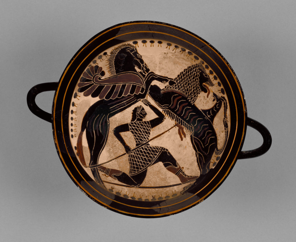 Boreads PainterAttributed to:Black-Figure Kylix, Poster Print Wall Art