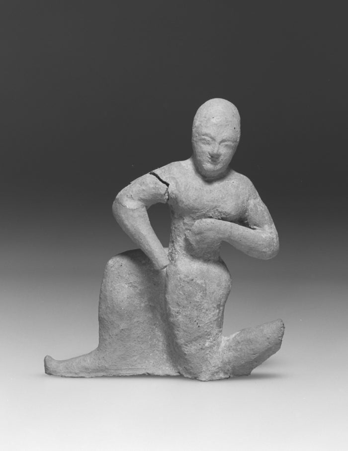 Unknown:Imitation of an Etruscan Terracotta Figure of a Runn,16x12