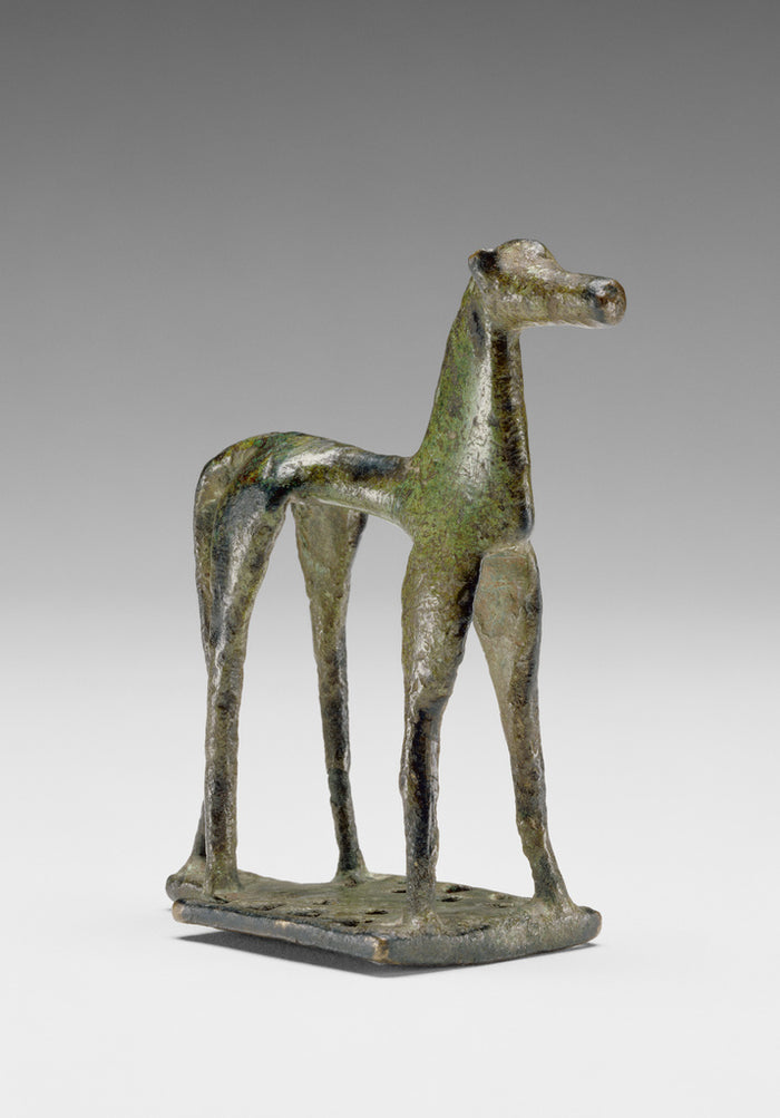 Unknown:Geometric Statuette of a Horse,16x12
