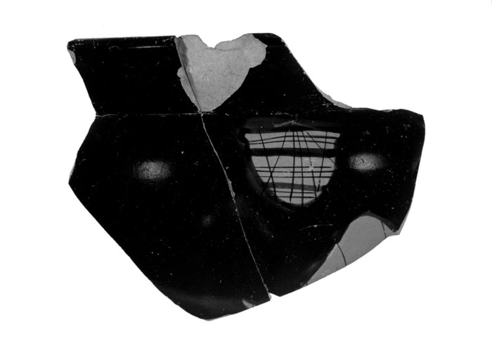 Unknown:Attic Red-Figure Skyphos or Mastoid Fragment,16x12