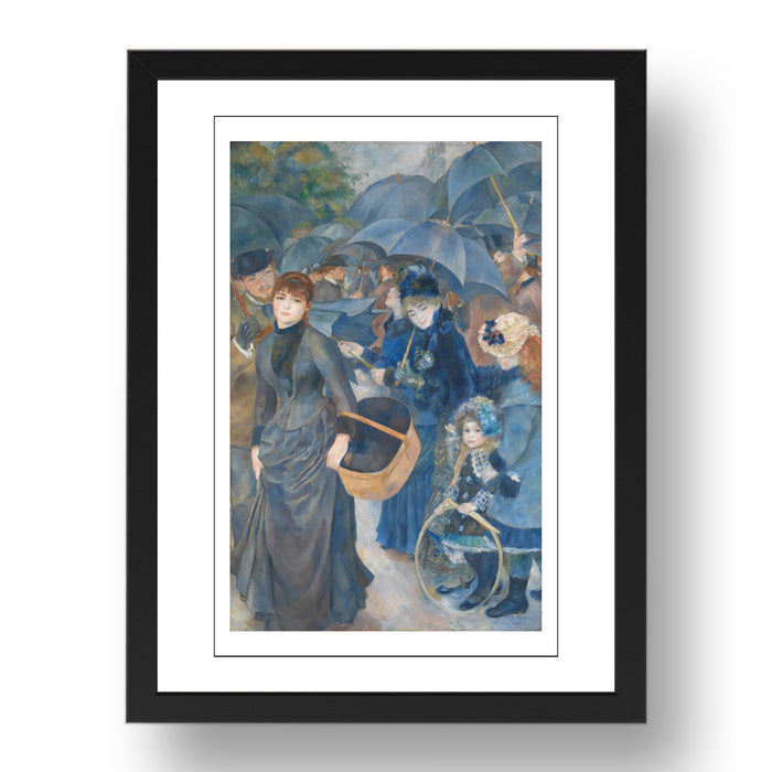 Pierre-Auguste Renoir - The Umbrellas (c. 1881-86), vintage artwork in A3 (17x13