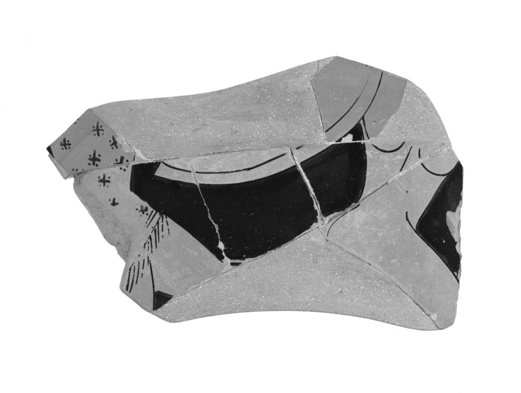 Unknown:Attic Red-Figure Kylix Fragment (comprised of 6 Join, Poster Print Wall Art