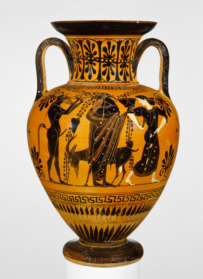 Unknown:Black-Figure Neck Amphora,16x12
