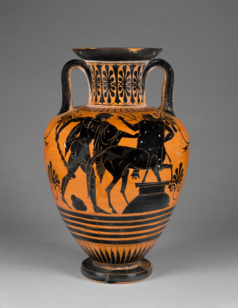 Group of Würzburg 221Attributed to:Attic Black-Figure Neck , Poster Print Wall Art