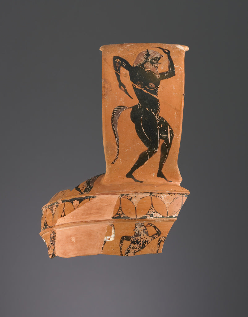 Painter N, Thiasos Group:Attic Black-Figure Nikosthenic Amph, Poster Print Wall Art