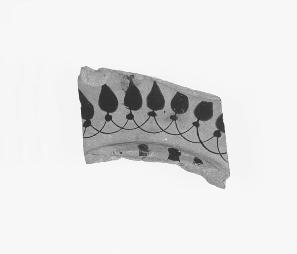Unknown:Attic Black-Figure Oinochoe Fragment, Poster Print Wall Art