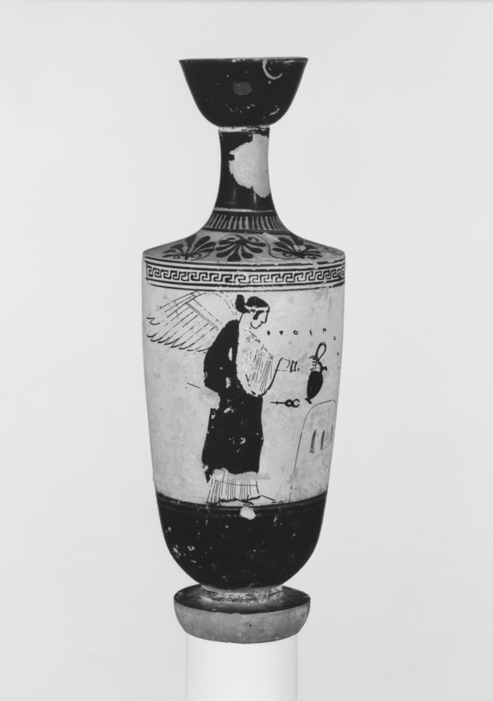 Bowdoin Painter ):Attic White-Ground Lekythos, Poster Print Wall Art