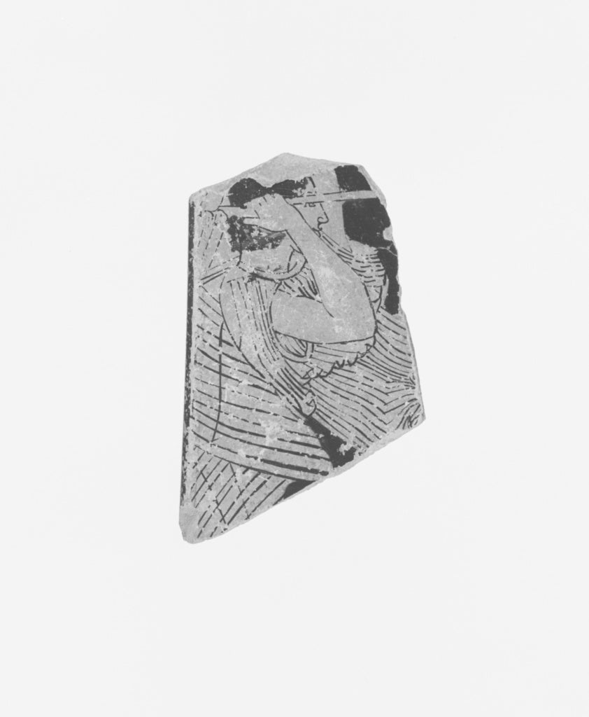 Penthesilea Painter:Attic Red-Figure Kantharos Fragment, Poster Print Wall Art
