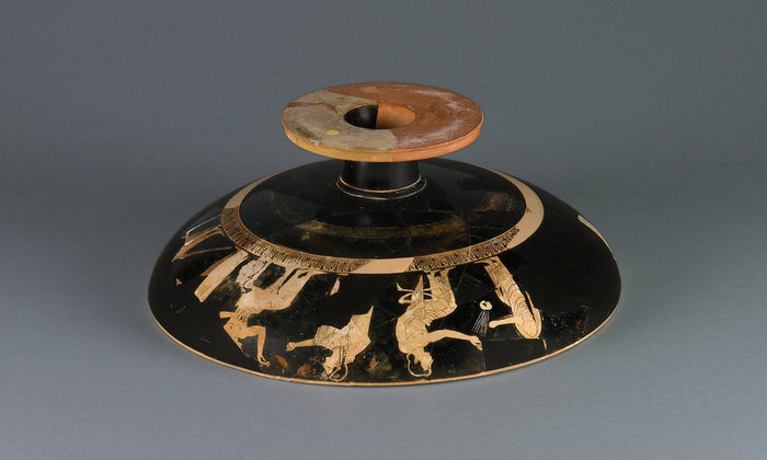 Psiax , active about 525 - 510 B.C.):Attic Red-Figure Cup Ty,16x12