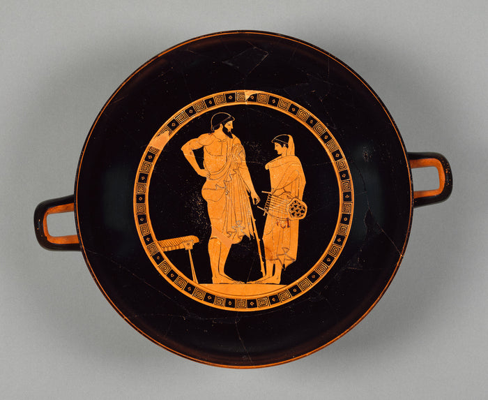 Douris , active 500 - 460 B.C.):Attic Red-Figure Cup,16x12