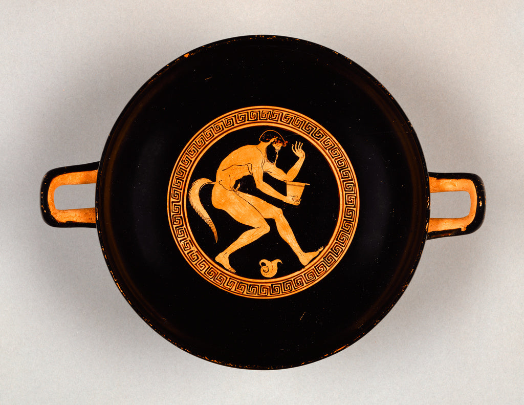 Makron , active about 490 - 480 B.C.):Attic Red-Figure Cup, Poster Print Wall Art