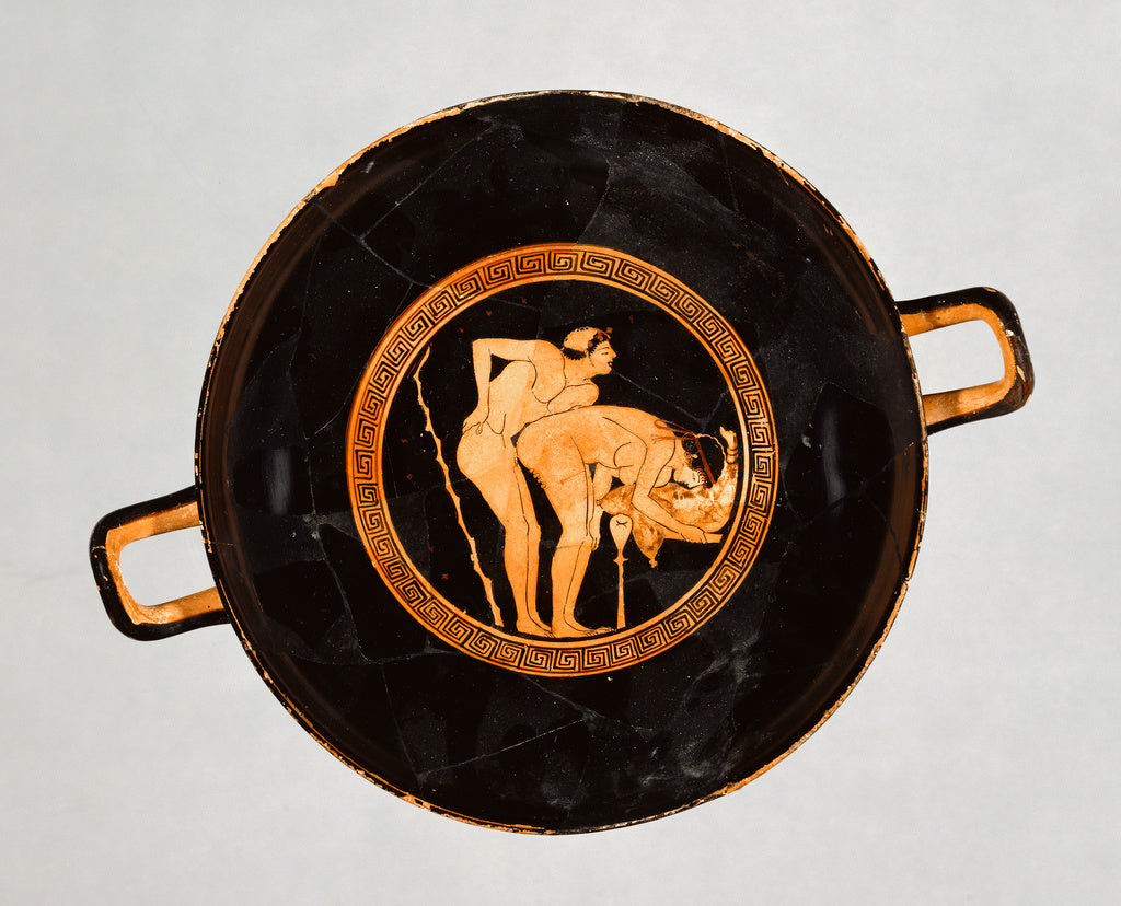 Foundry Painter , active 500 - 470 B.C.):Attic Red-Figure Cu, Poster Print Wall Art