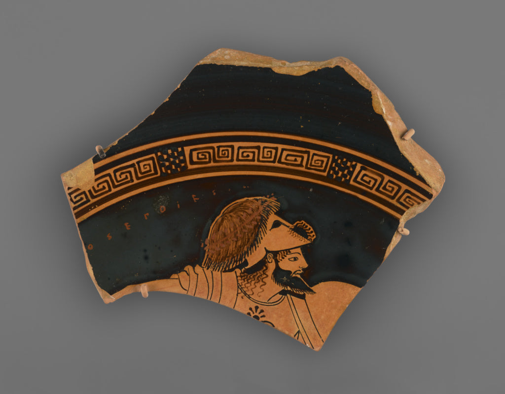 OnesimosAttributed to:Attic Red-Figure Cup Fragment, Poster Print Wall Art