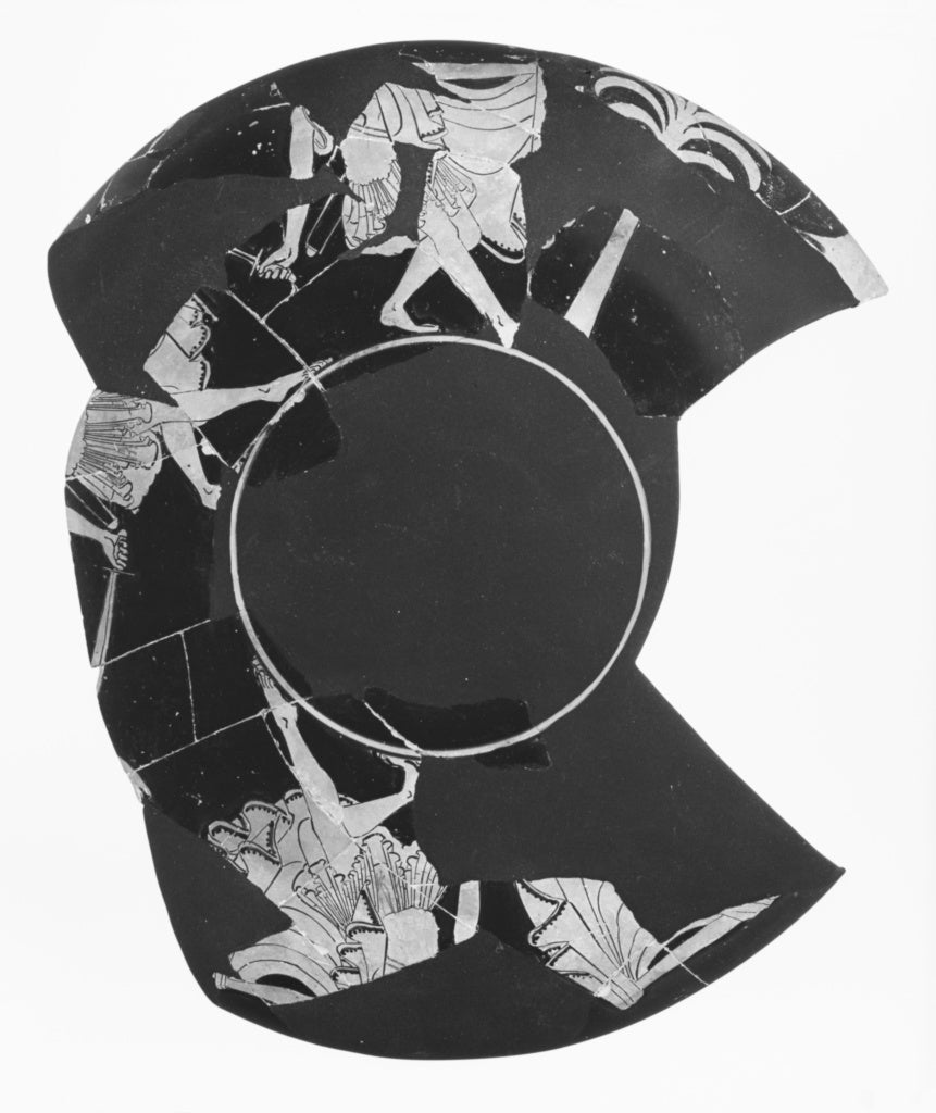 Makron , active about 490 - 480 B.C.):Attic Red-Figure Cup F, Poster Print Wall Art