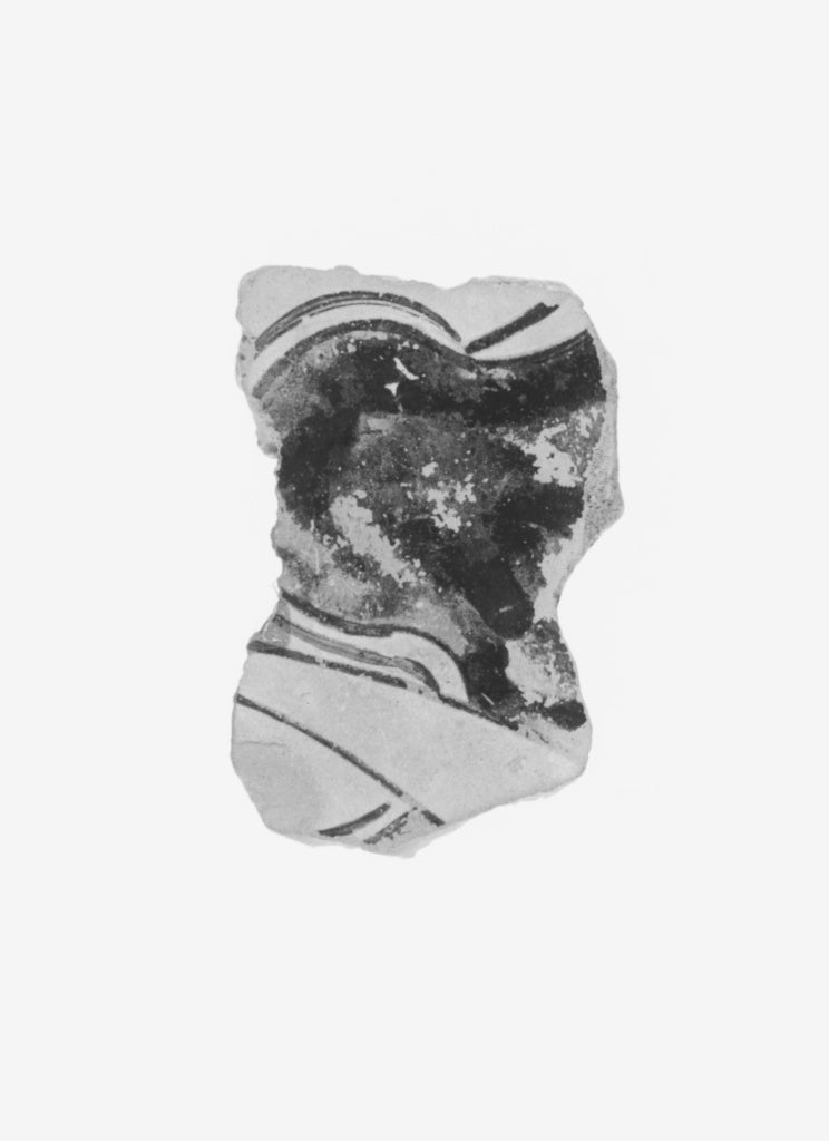 Unknown:Attic (or Etruscan?) Red-Figure Kylix Fragment, Poster Print Wall Art