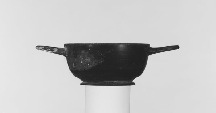 Unknown:Attic Black-Ware Glaze Stemless Cup,16x12