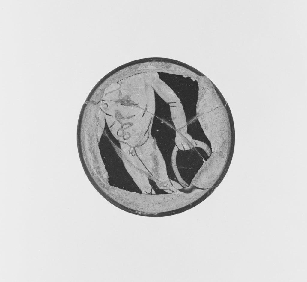 Unknown:Etruscan Red-Figure Cup Fragment, Poster Print Wall Art