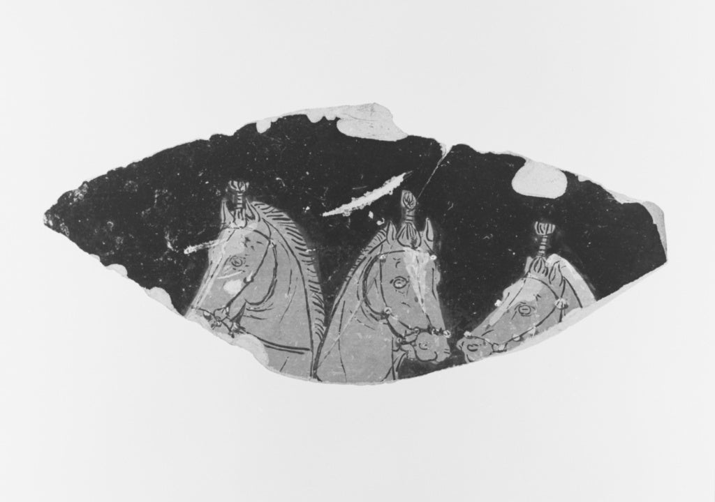Unknown:Apulian Red-Figure Volute Krater Fragment, Poster Print Wall Art