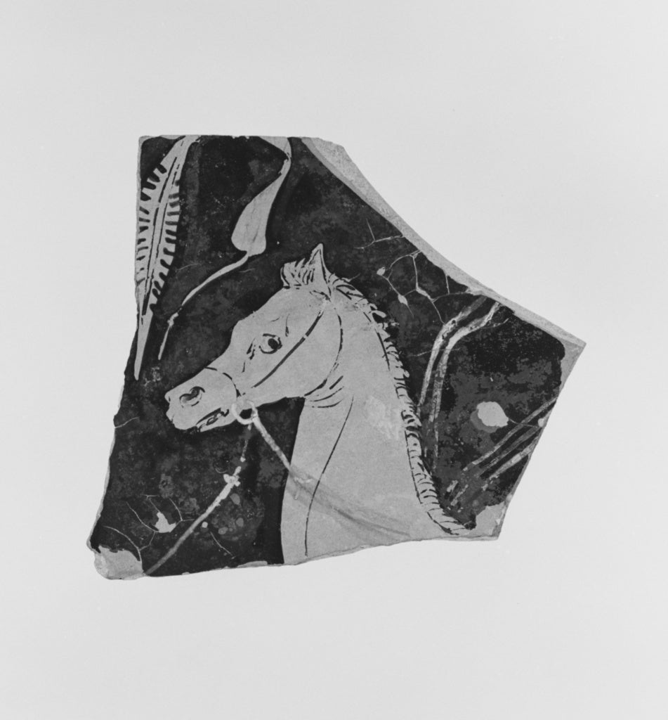 Black Fury GroupPossibly:Apulian Red-Figure Krater Fragment, Poster Print Wall Art