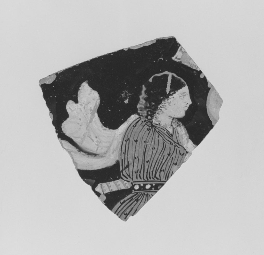 Sarpedon PainterClose to:Apulian Red-Figure Hydria Fragment, Poster Print Wall Art