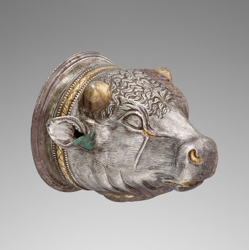 Unknown:Bull's Head Cup with separable liner, Poster Print Wall Art