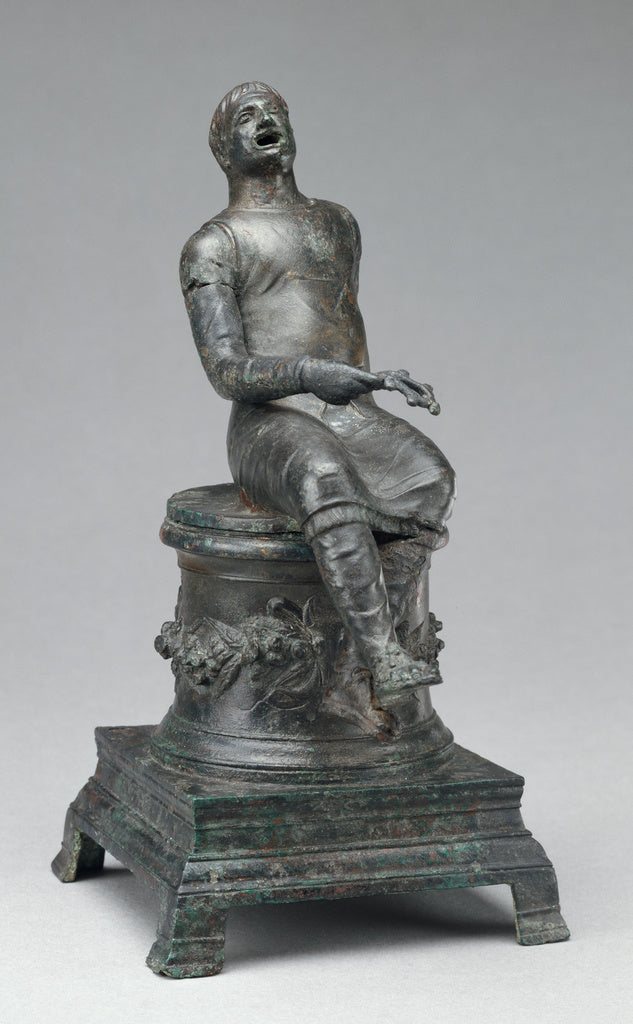 Unknown:Thymiaterion in the Form of a Singer Seated on an Al, Poster Print Wall Art