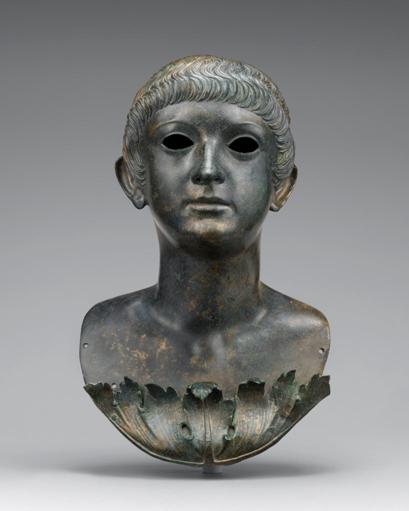 Unknown:Portrait Bust of a Youth, Poster Print Wall Art