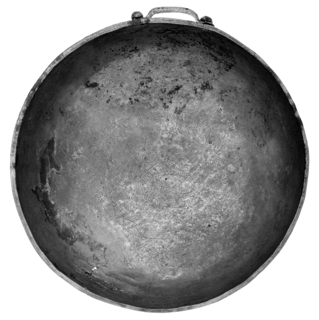 Unknown:Bowl with Handle and Bird Emblem, Poster Print Wall Art