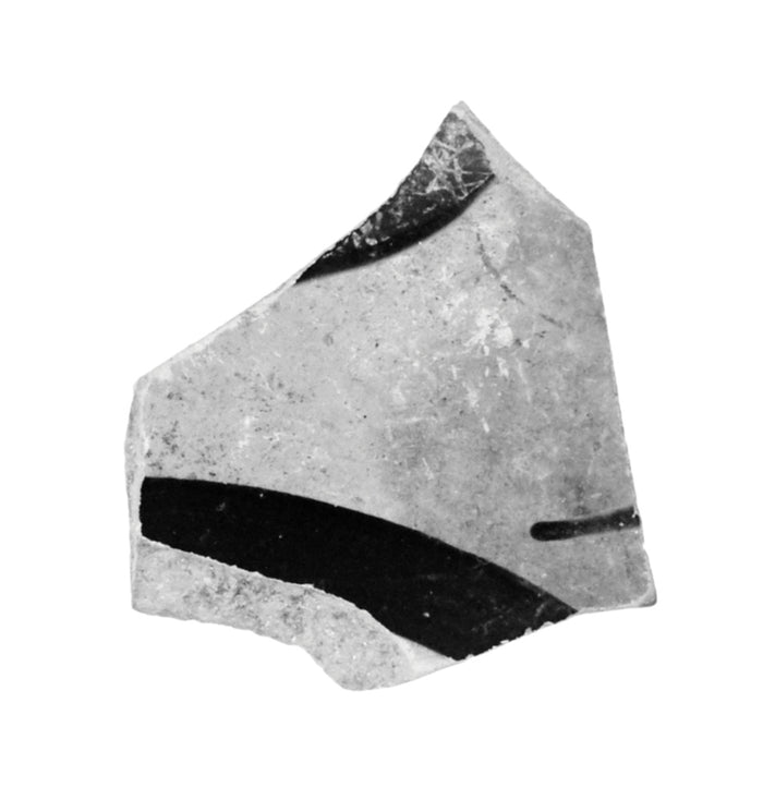Unknown:Attic Black-Figure Eye Cup Fragment,16x12