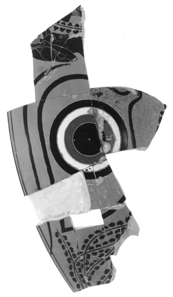 Unknown:Attic Black-Figure Eye Cup Rim and Body Fragment, Poster Print Wall Art