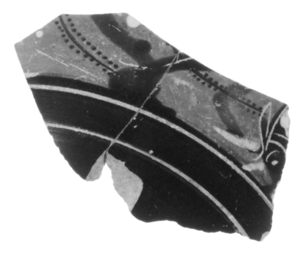 Unknown:Attic Black-Figure Mastoid Cup Fragment (comprised o, Poster Print Wall Art