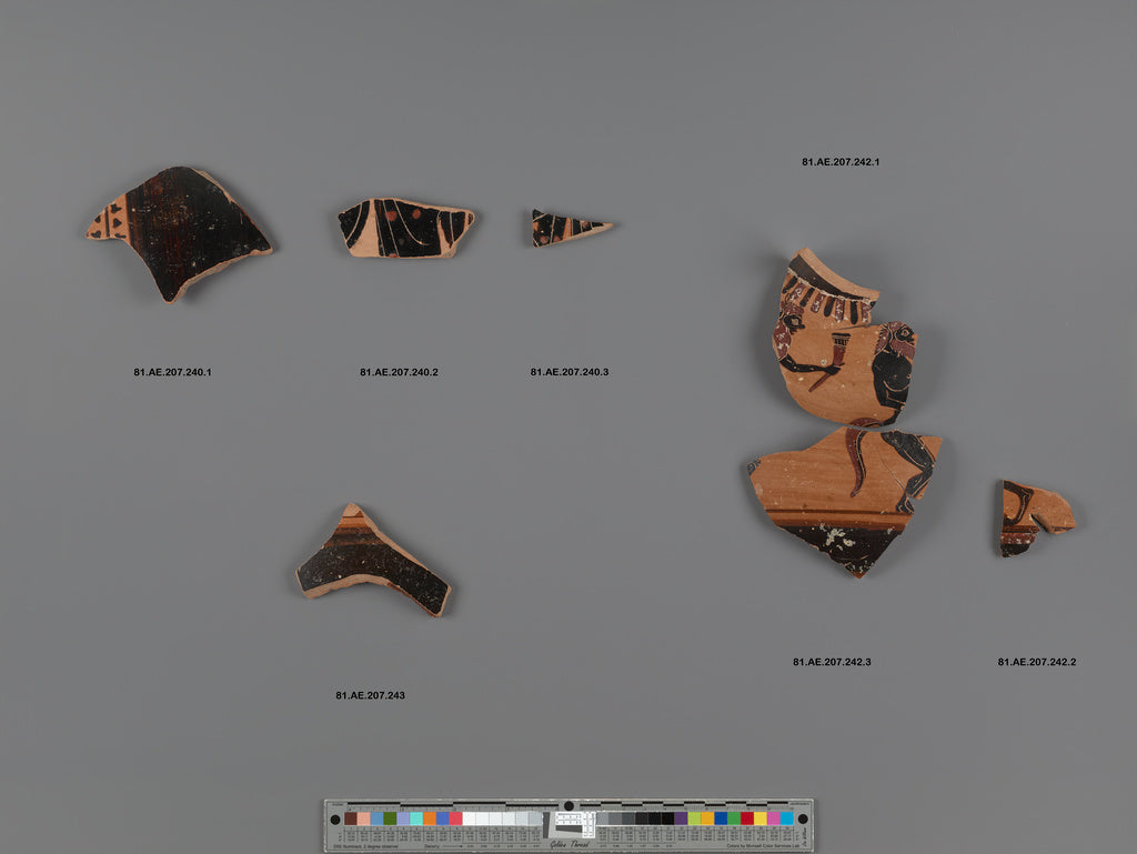 Unknown:Attic Black-Figure Oinochoe Fragment (comprised of 2, Poster Print Wall Art