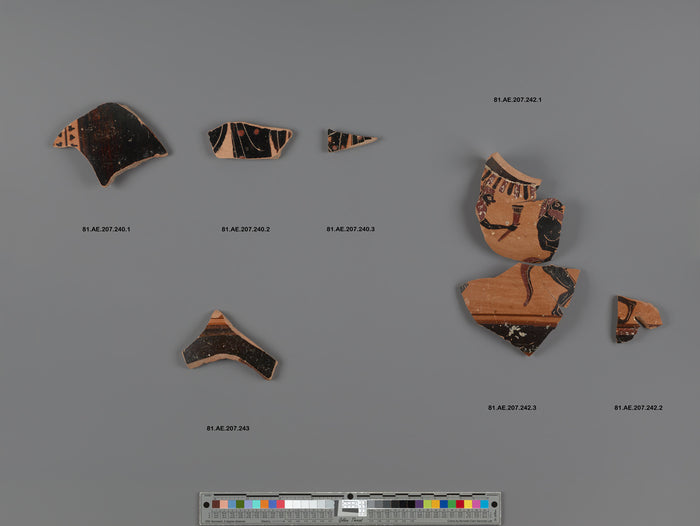 Unknown:Attic Black-Figure Amphora or Hydria Fragment,16x12