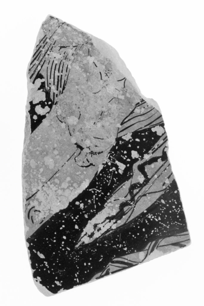 Lecce Painter:South Italian Red-Figure Cup Fragment, Poster Print Wall Art