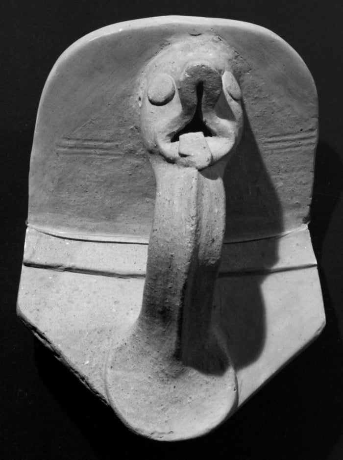 Unknown:Handle Fragment of a Relief Pithos,16x12