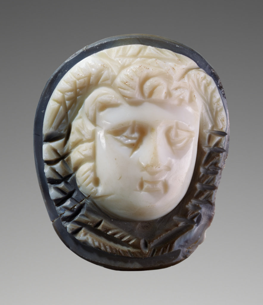Unknown:Cameo Gem with Medusa, Poster Print Wall Art