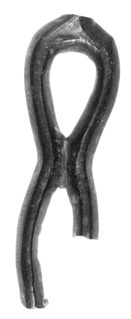 Unknown Artist:Figure-of-Eight shaped object: clasp?, Poster Print Wall Art