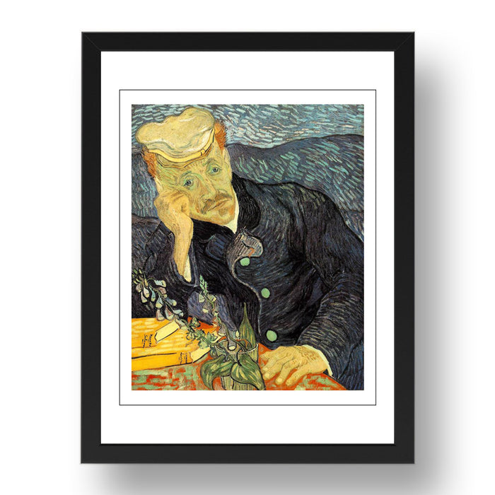 Vincent van Gogh - Dr. Gachet, Version 1 [1890], vintage artwork in A3 (17x13