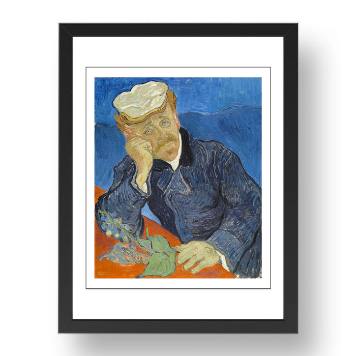 Vincent van Gogh - Dr. Gachet, Version 2 [1890], vintage artwork in A3 (17x13