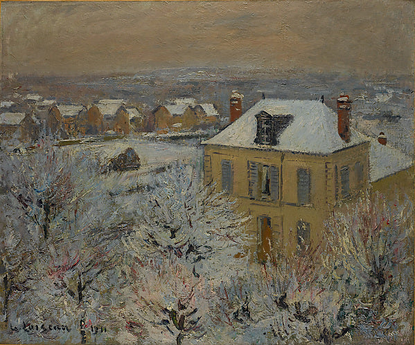 Gustave Loiseau:House in Winter 1911-16x12"(A3) Poster