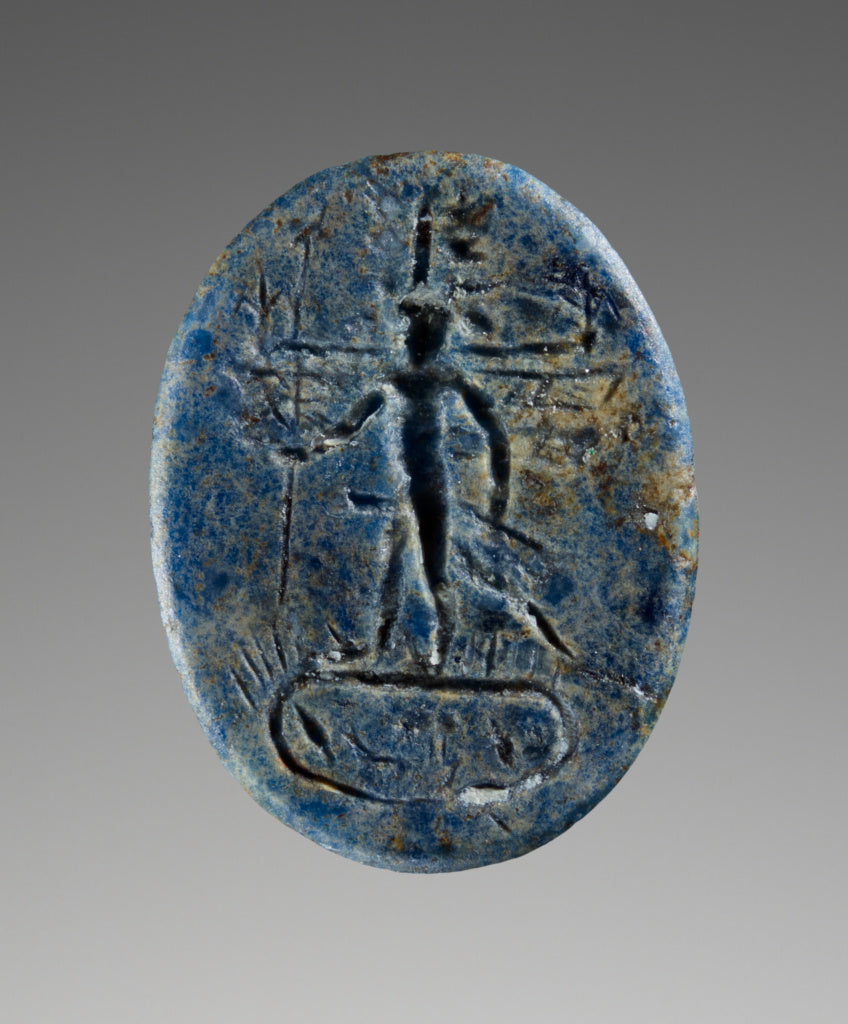 Unknown:Engraved Gem with Bes-Pantheos and Anubis, Poster Print Wall Art