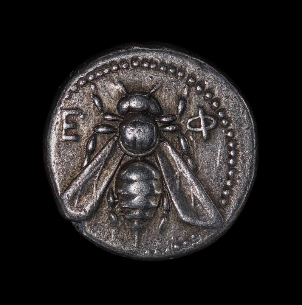 Unknown:Coin (tetradrachm) of Ephesos, Poster Print Wall Art