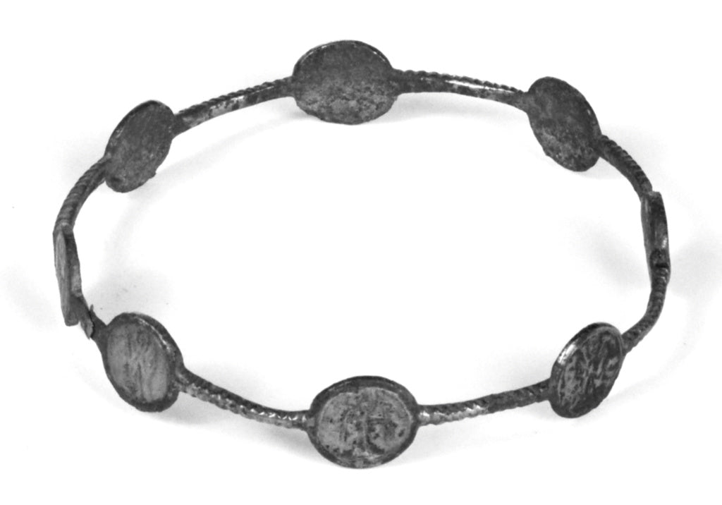 Unknown:Bracelet with Engraved Roundels, Poster Print Wall Art