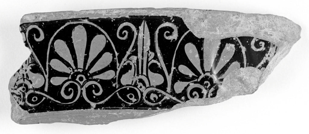 Unknown:Red-Figure Krater Fragment, Poster Print Wall Art